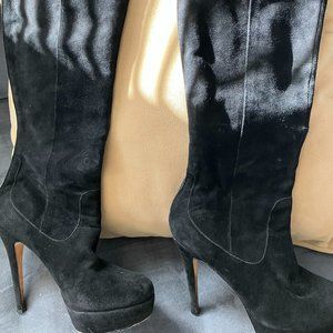 Black Suade LaFenice Venezia boots